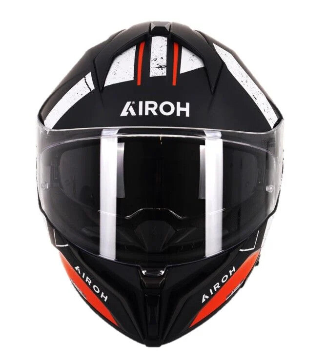 Airoh Matryx Full Face ECE2206 Motorcycle Motorbike Helmet Scope Orange Matt