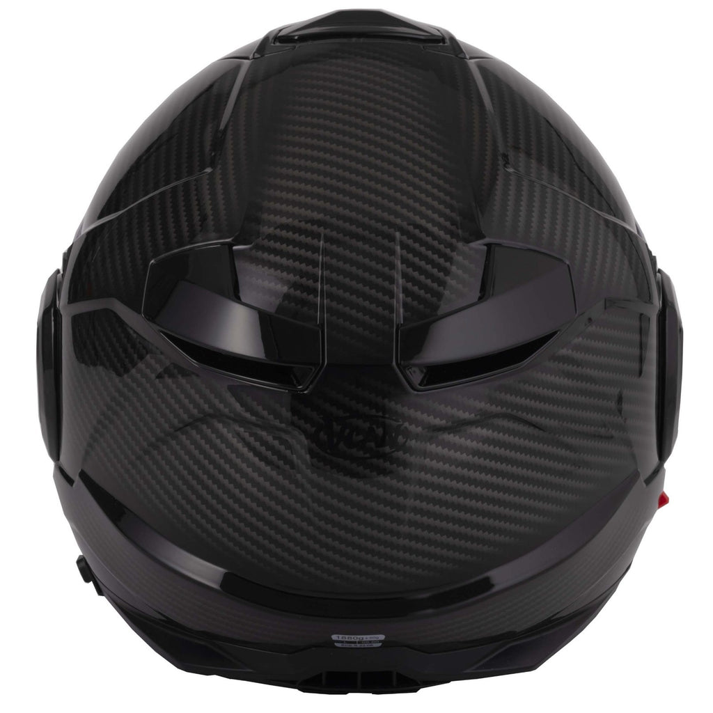 Vcan H299 Apache FCW Carbon Look Reverse Flip Over Motorcycle Motorbike Helmet