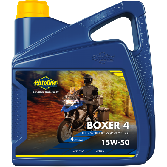 Putoline Boxer 4 15W/50 Fully Synthetic Motorcycle Motorbike Engine Oil - 4L