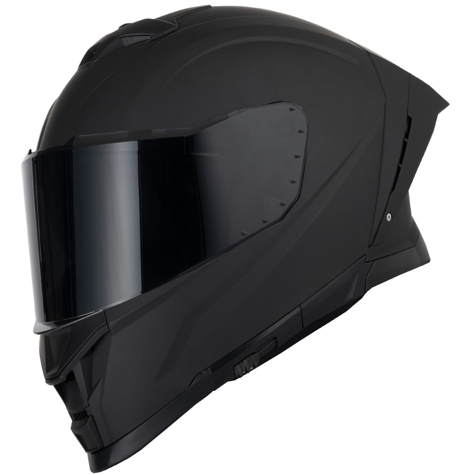 Vcan H162 Matt Black ECE2206 ACU Gold Motorcycle Motorbike Full Face Helmet