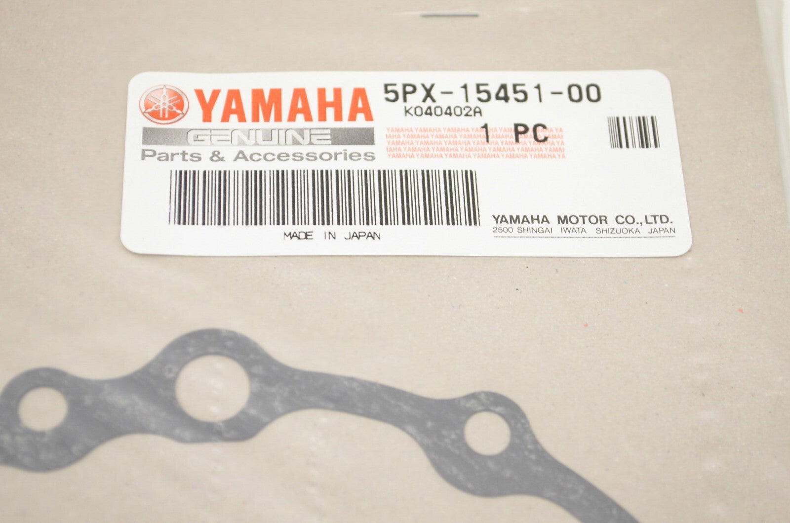 Genuine Yamaha XV1700 04-14, XV1600 99-03 Crankcase Cover Gasket - 5PX-15451-00