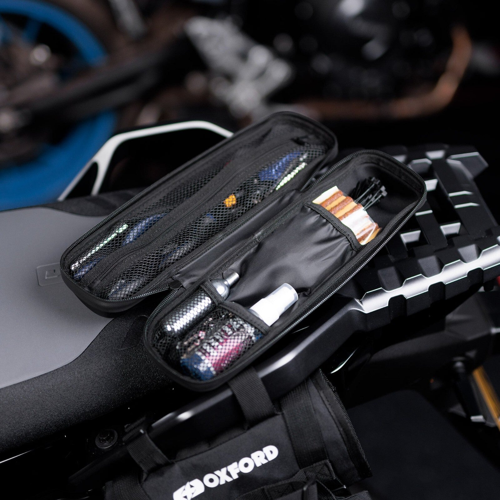 Oxford Motorcycle Motorbike Hard Shell Tool Caddy Tool Holder OX927