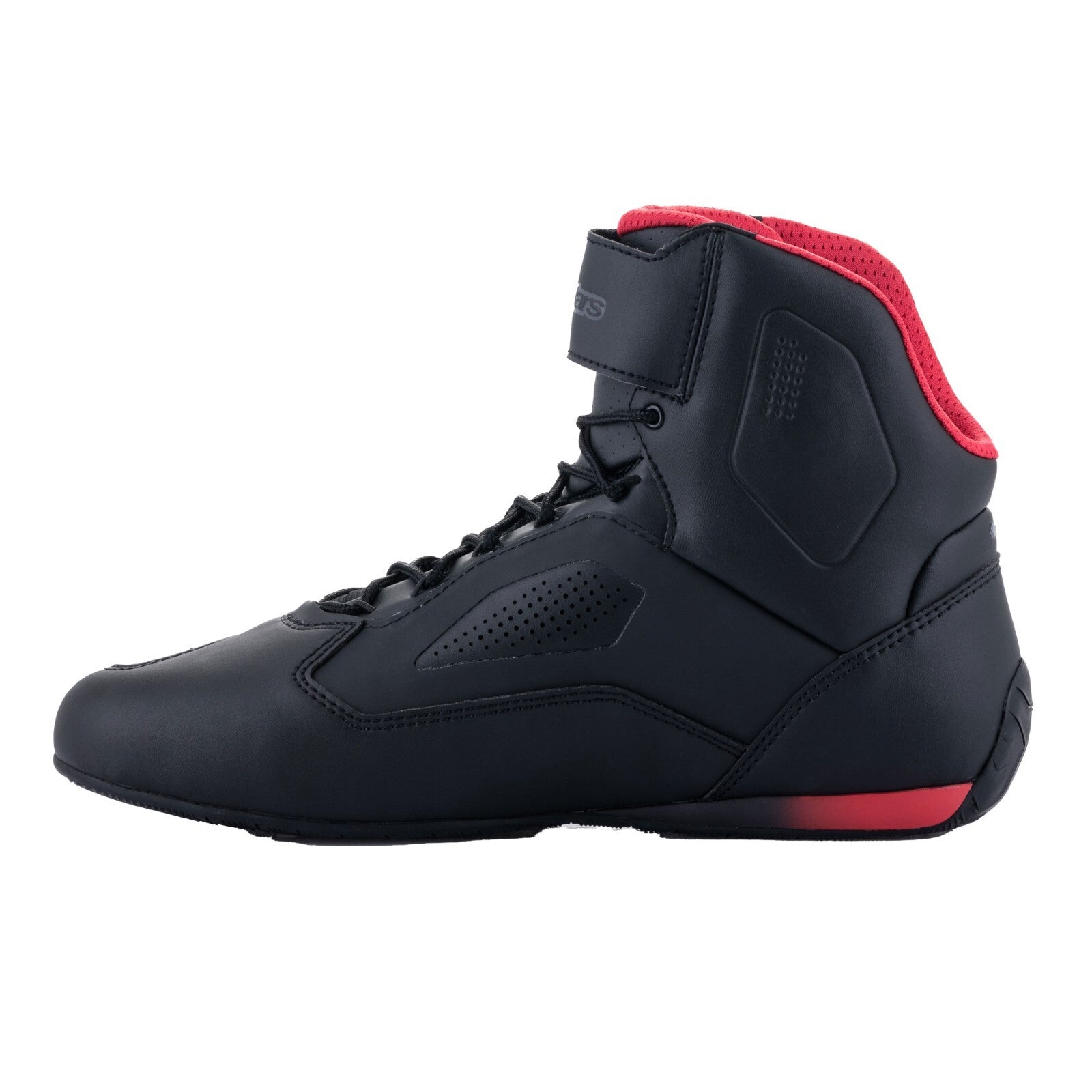 Alpinestars Faster 3 Rideknit Motorcycle Motorbike Sports Shoe Boots Black Red