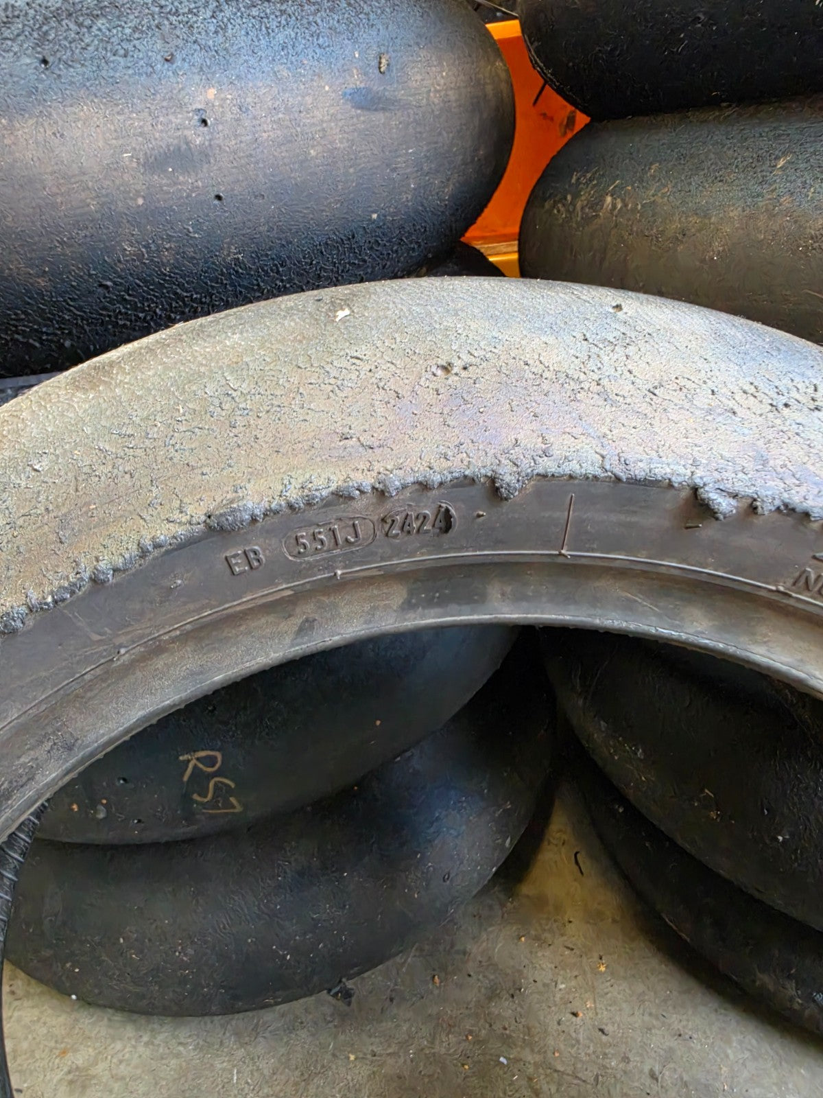 Pirelli Diablo Superbike SC0 200/65-17 Used BSB Scrub Motorcycle Tyre - RS12