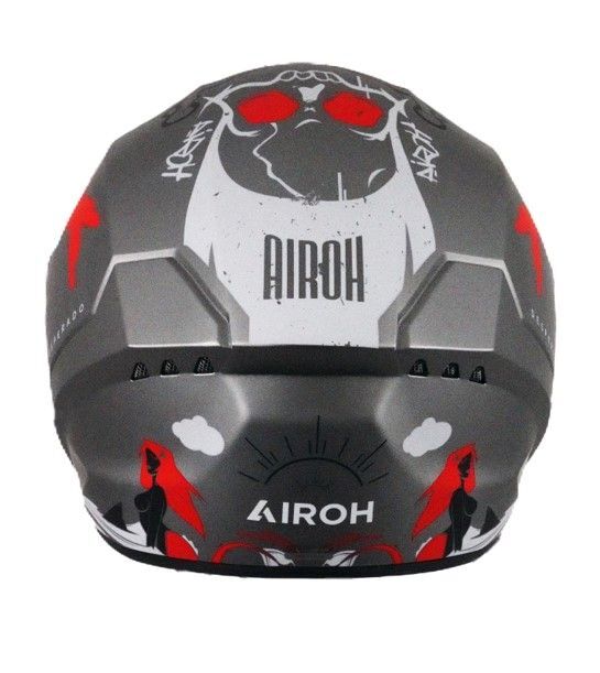 Airoh Connor ECE2206 Full Face Motorcycle Motorbike Helmet Desperado Orange Matt