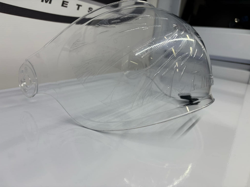 Ex-Display Bell Bullitt Bubble Clear Visor, Black Tab - P401-FS-JH Helmet Visor