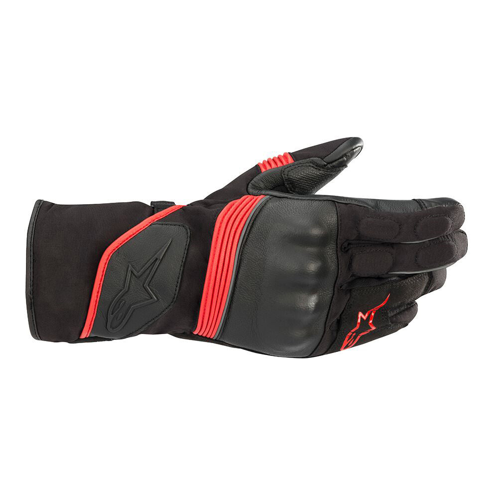 Alpinestars Valparaiso V2 Drystar Waterproof Motorcycle Motorbike Gloves Blk Red