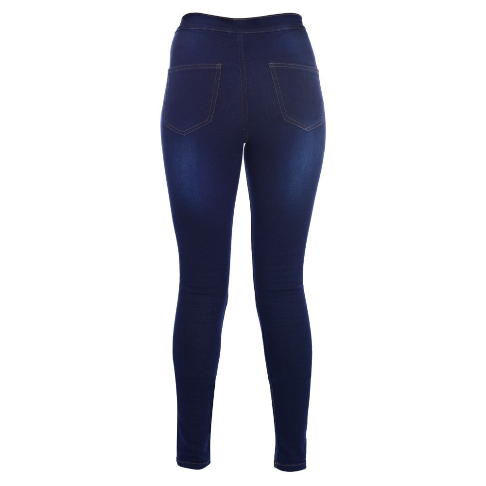 Oxford Super Jeggings Womens Ladies Fully Aramid Lined Motorcycle Leggings Blue