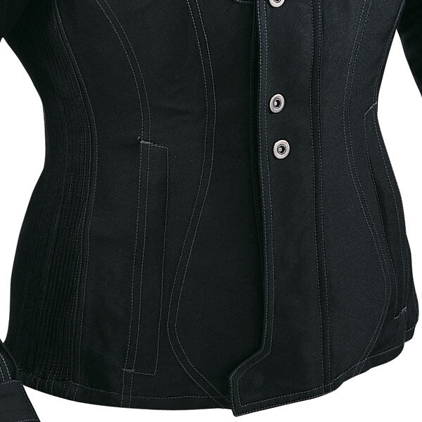 Ixon Ladies Vega Curl Waterproof Textile Motorcycle Motorbike Jacket Black Pink