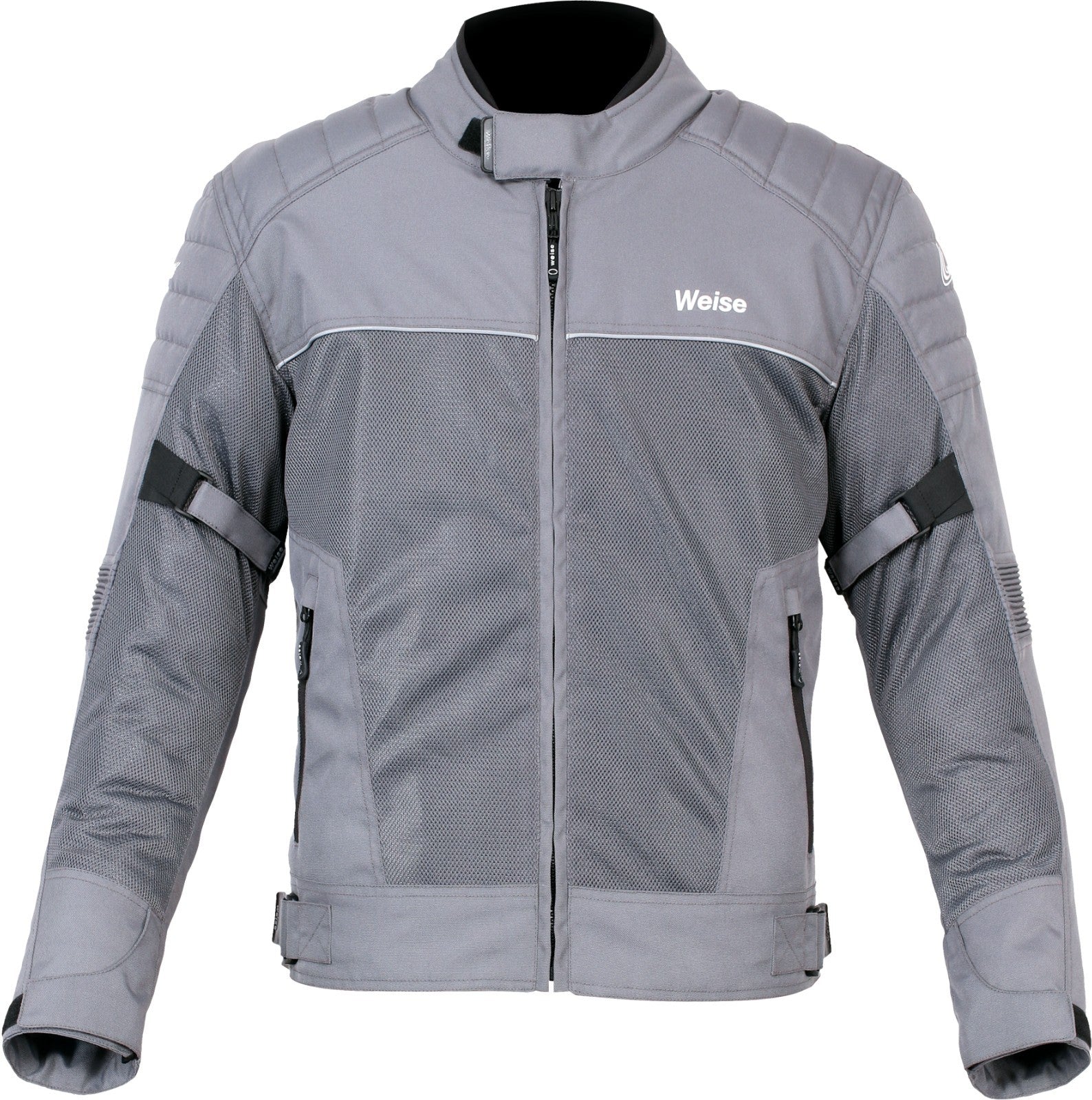 Weise Scout CE AA Mesh Air Summer Textile Motorcycle Motorbike Jacket - Grey