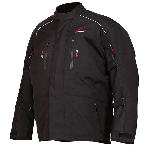 Weise Core Plus Oversized Motorcycle Motorbike Textile Waterproof Jacket - Black