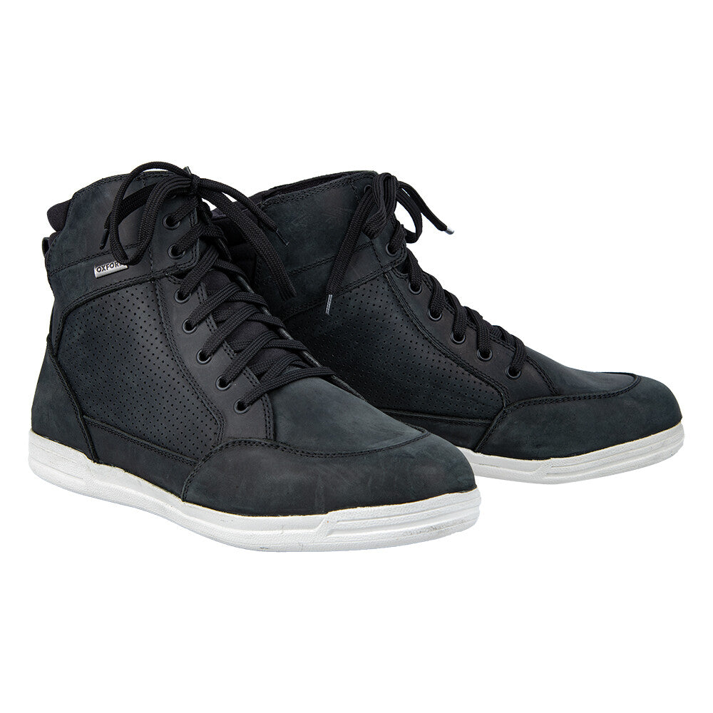 Oxford Kickback Air Vented Motorcycle Motorbike Ankle Boot Black