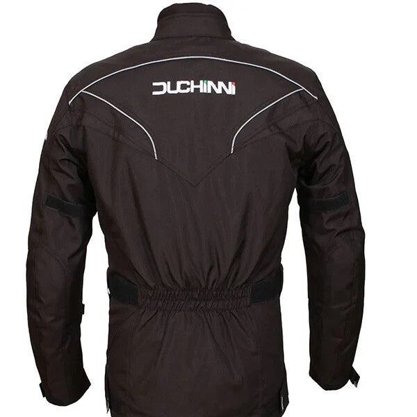 Duchinni Hurricane Plus Size Motorcycle Motorbike Textile Waterproof Jacket Blk