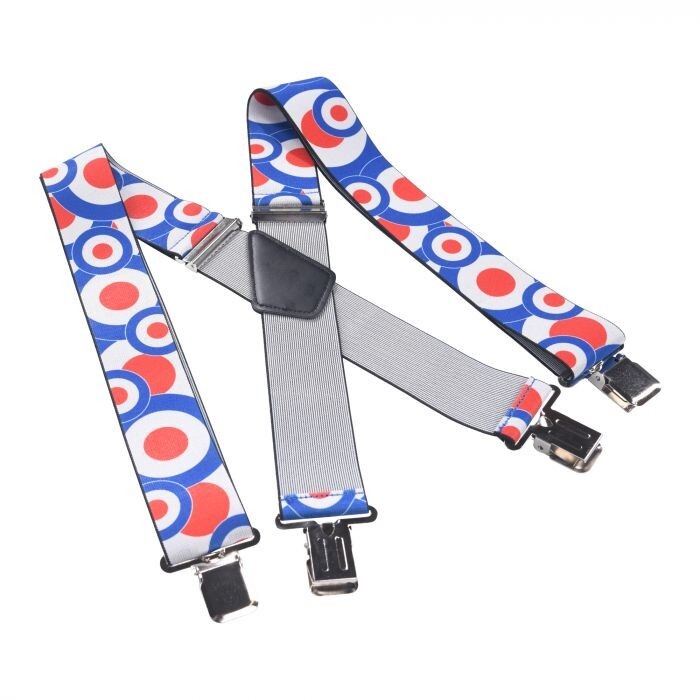 Bike It RAF/MOD Roundel Motorcycle Motorbike Trouser Pants Jeans Braces
