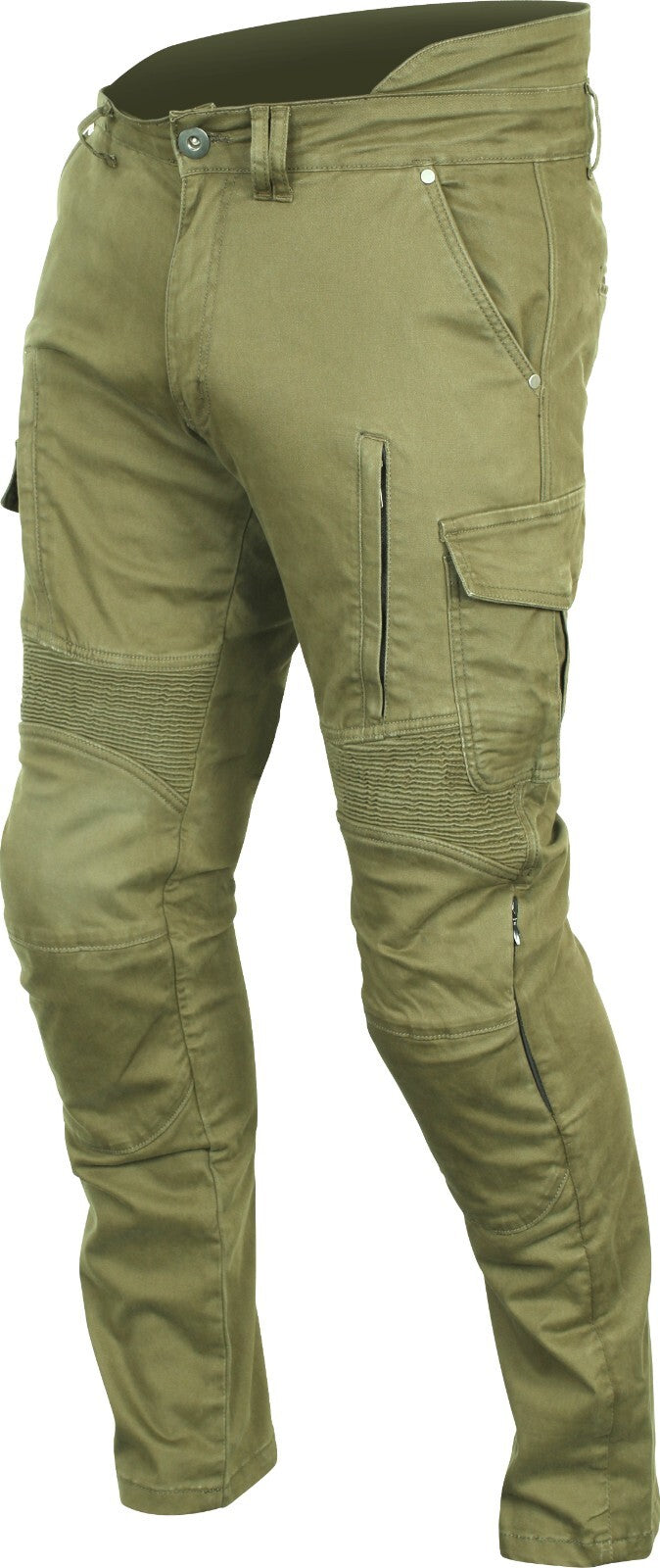 Weise Garrison CE AA Armoured Mens Motorcycle Motorbike Cargo Pants Jeans Olive