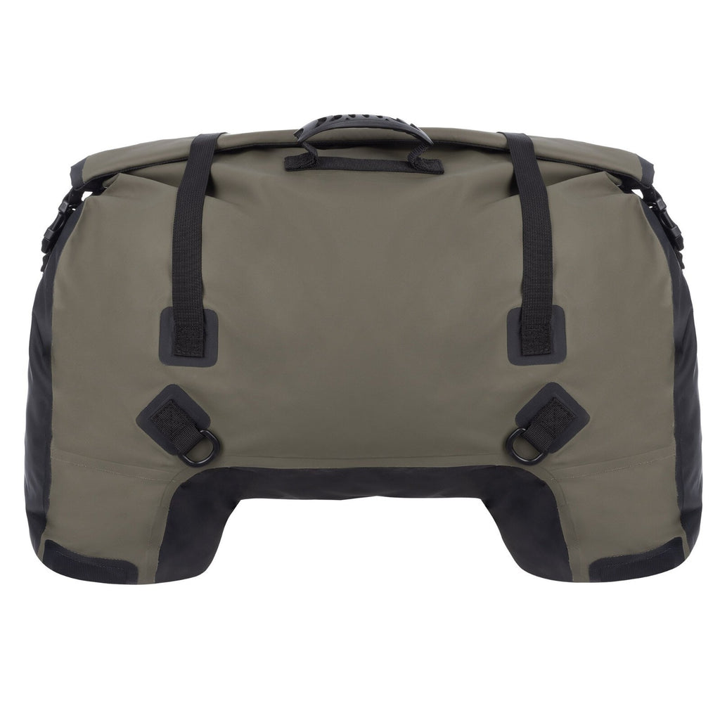 Oxford Aqua D-50 Waterproof Motorcycle Motorbike Saddle Duffel Bag Khaki Black