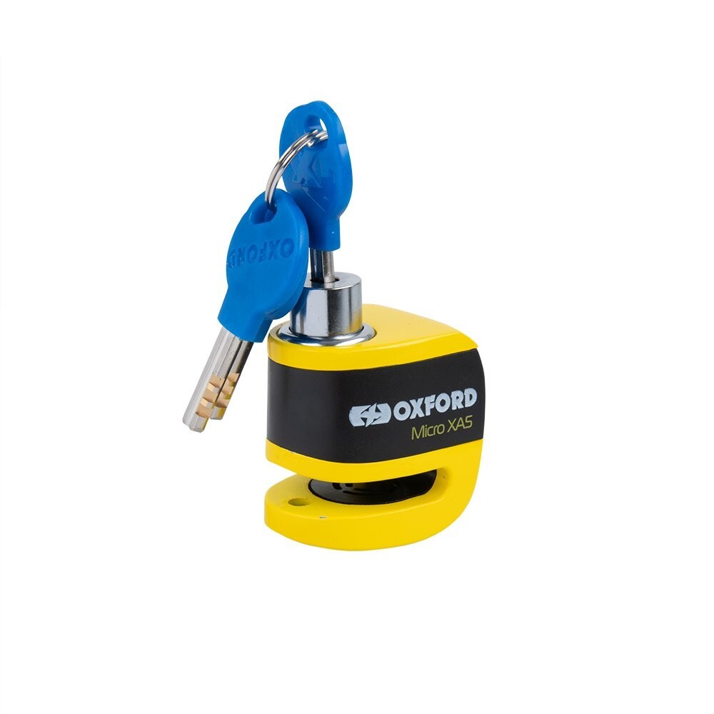 Oxford Scoot XA5 Compact Rechargeable Alarmed Scooter Disc Lock (5.5mm pin)