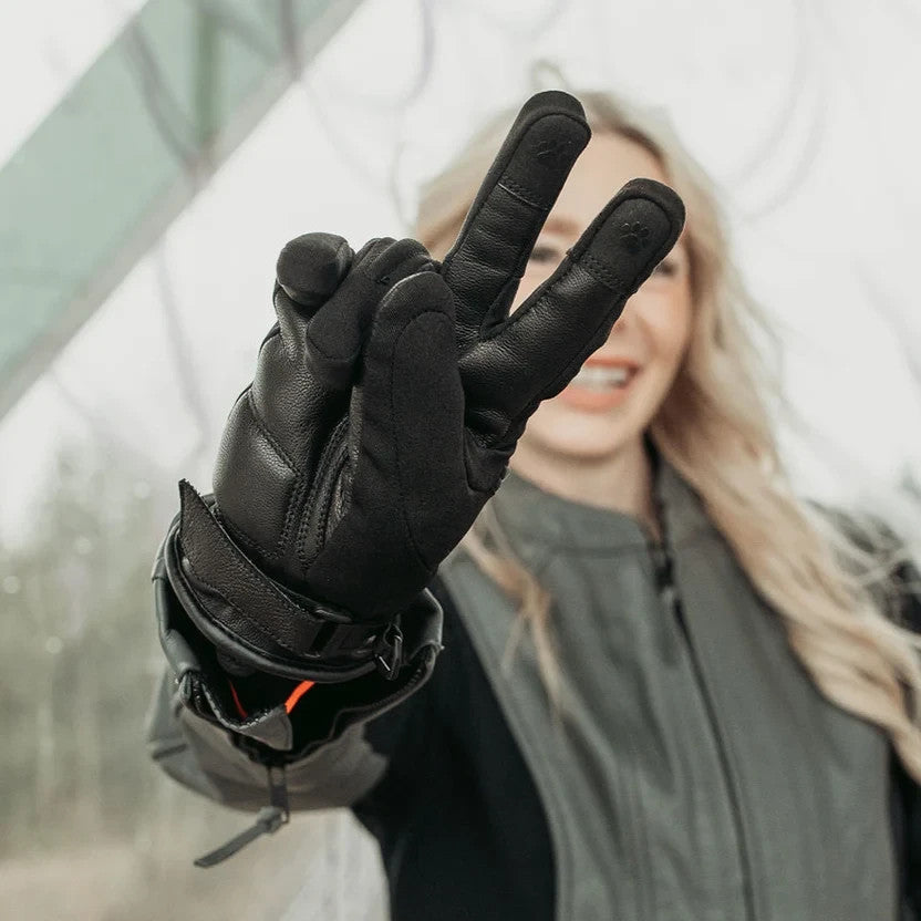 Moto Girl Amina Water Resistant Windproof CE Motorcycle Motorbike Gloves
