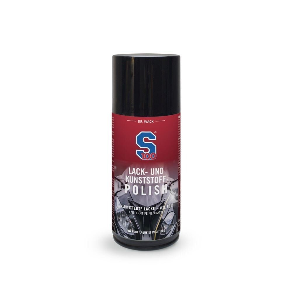 Dr Wack S100 Motorcycle Motorbike Gloss Paint & Plastic Polish Wax - 220ml