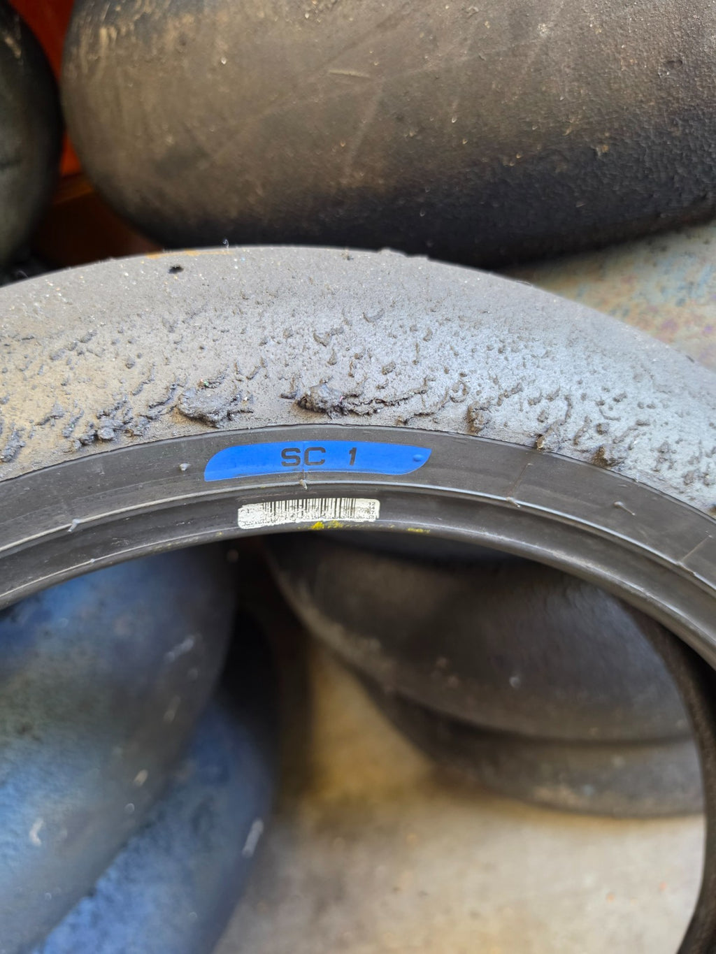 Pirelli Diablo Superbike SC1 125/70-17 Used BSB Scrub Motorcycle Tyre - FS2