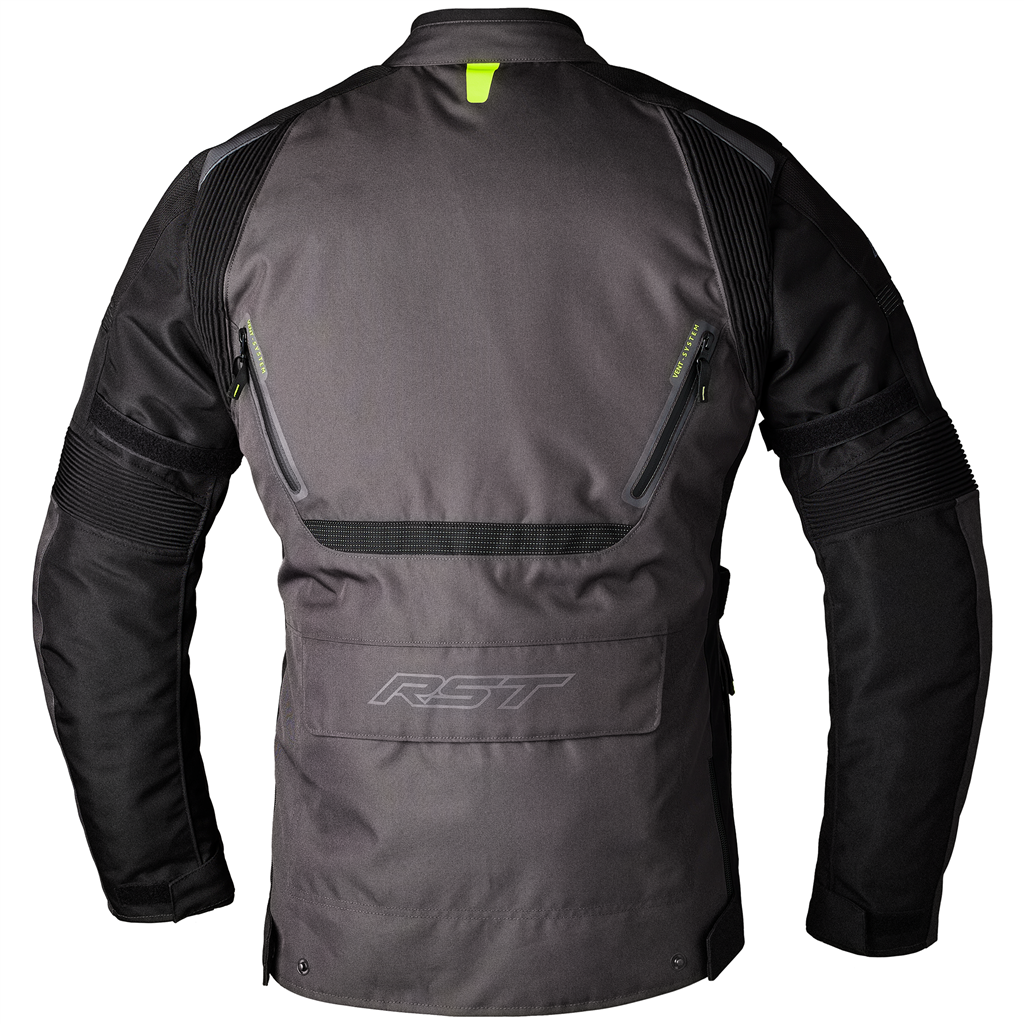 RST Endurance CEAA Textile Motorcycle Motorbike Touring Jacket Graphite Fluo