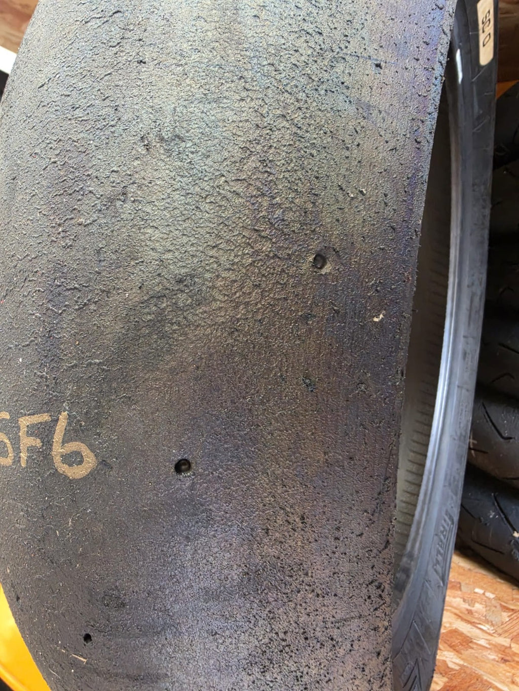 Pirelli Diablo Superbike SC0 190/60-17 Used BSB Scrub Motorcycle Tyre - SR6
