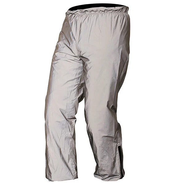 Weise Vision HiVis Reflective Waterproof Motorcycle Motorbike Over Pants Silver