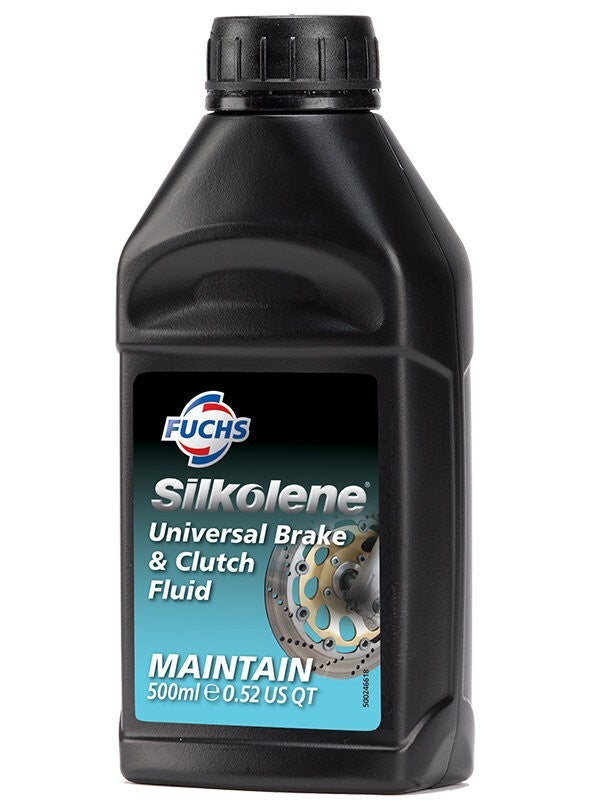 Silkolene Universal Dot 3 & Dot 4 Mixture Motorcycle Motorbike Brake Fluid 500ml