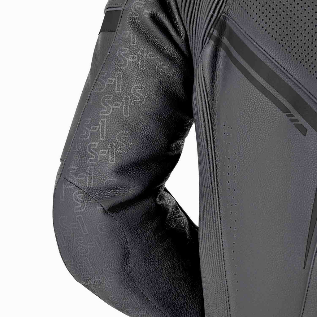 RST S1 D3O CE AAA Rated Leather Motorcycle Motorbike Race 1 Pc Suit Black Black