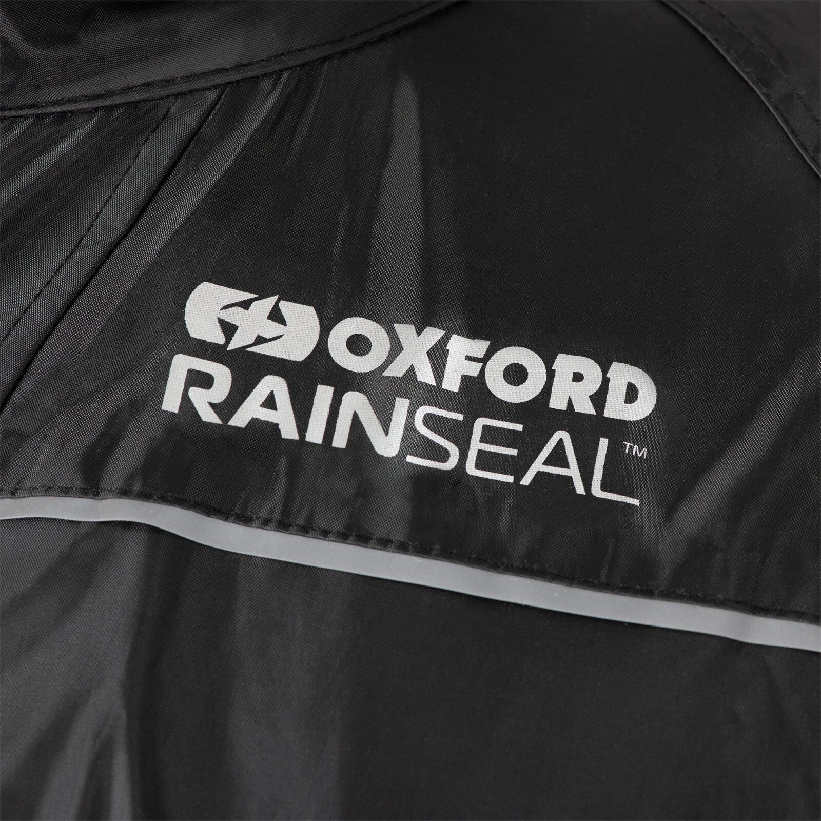Oxford Rainseal Waterproof Motorcycle Motorbike Over Jacket - Black - RM212001