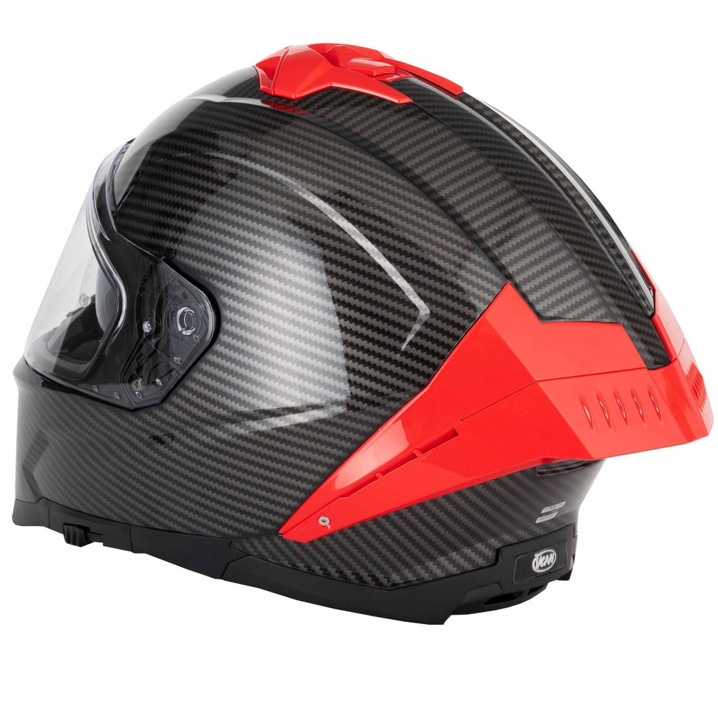 Vcan H162 X-Zero Red ECE2206 ACU Gold Motorcycle Motorbike Full Face Helmet