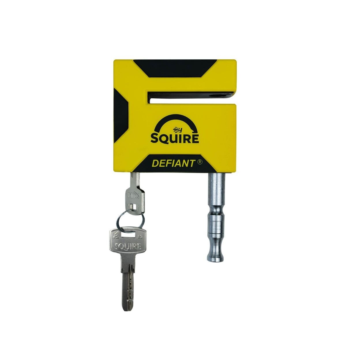Motorcycle Squire Defiant Tungsten Carbide 12mm Disc Lock - Sold Secure, Diamond