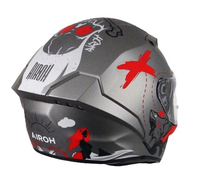 Airoh Connor ECE2206 Full Face Motorcycle Motorbike Helmet Desperado Orange Matt