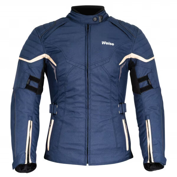 Weise Nashua Waterproof Textile CEAA Motorcycle Motorbike Jacket - Blue