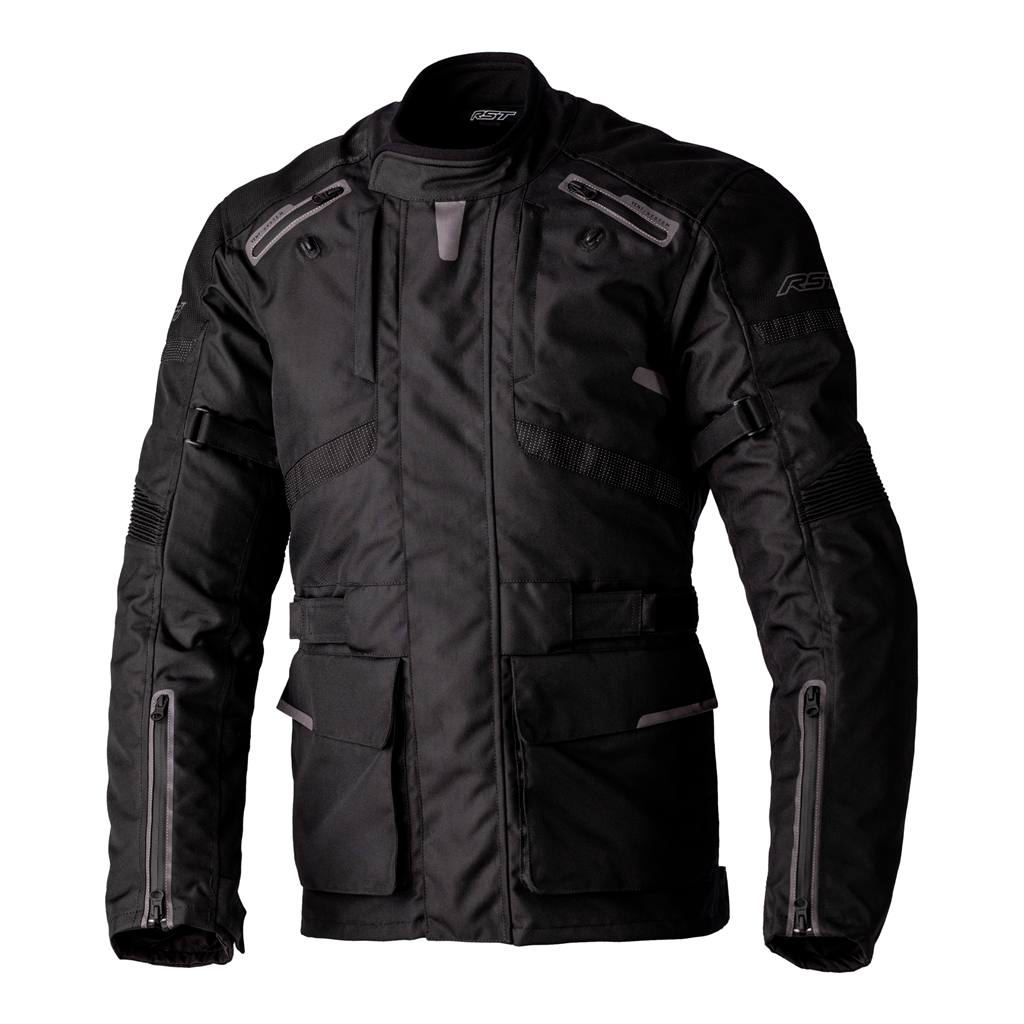 RST Endurance CEAA Textile Motorcycle Motorbike Touring Jacket Black