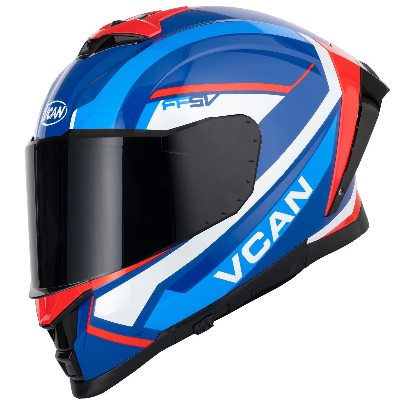 Vcan H162 X-Zero Blue Red ECE2206 ACU Gold Motorcycle Motorbike Full Face Helmet