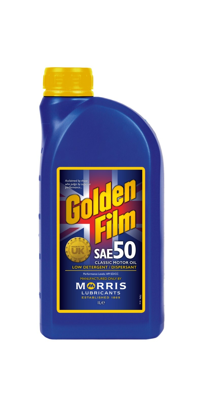 Morris Lubricants Golden Film SAE 50 Classic Motorcycle 4-Stroke Engine Oil - 1L