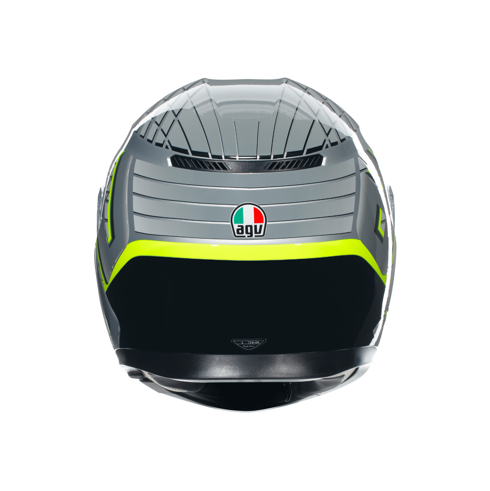 AGV K3 Fortify Grey Black Flo ECE2206 Full Face ACU Motorcycle Motorbike Helmet
