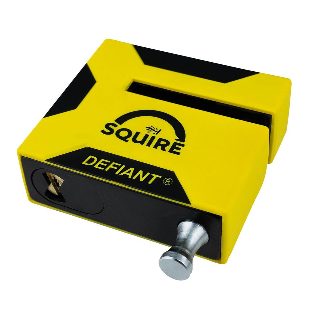 Motorcycle Squire Defiant Tungsten Carbide 12mm Disc Lock - Sold Secure, Diamond