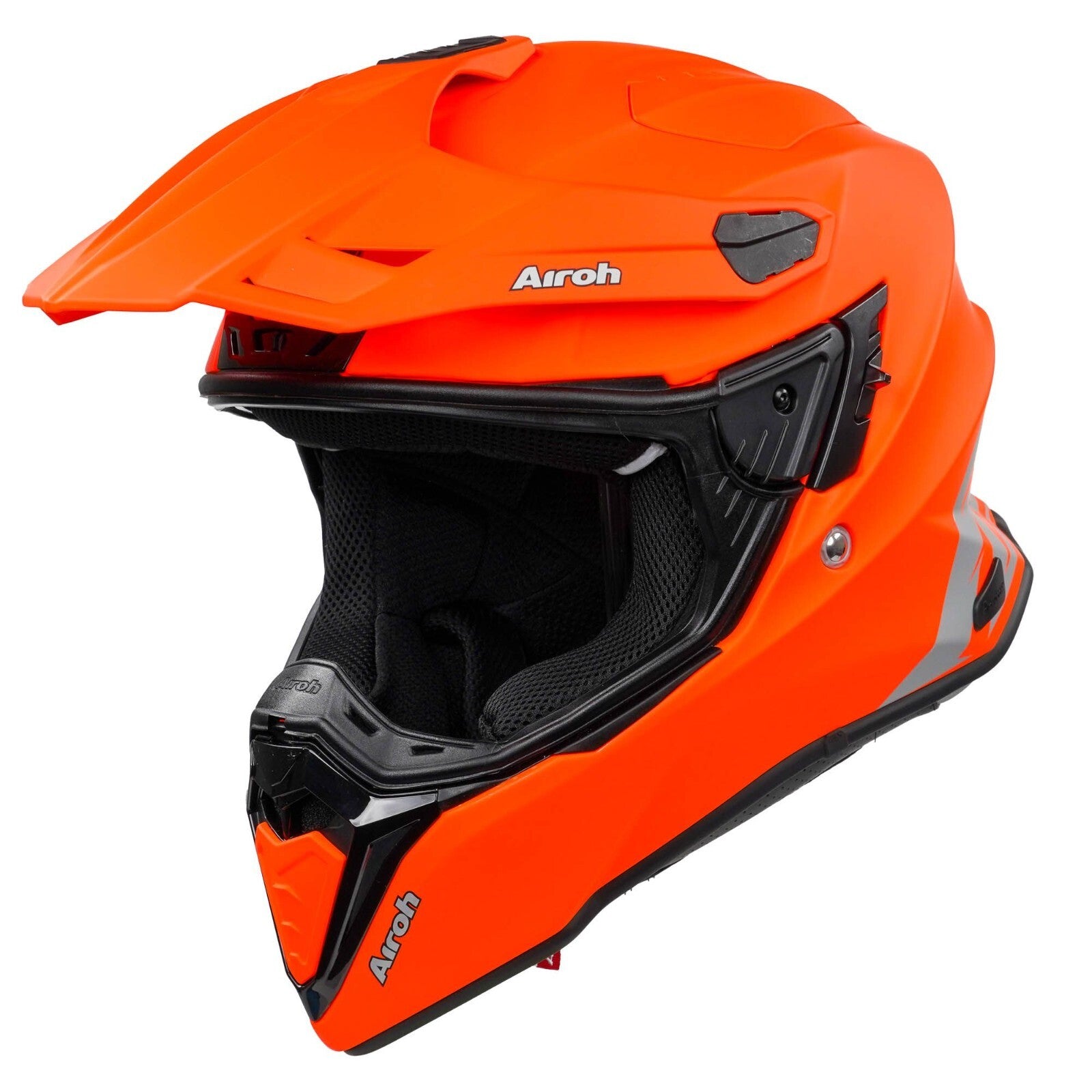 Airoh Commander Adventure ACU Gold Motorcycle Motorbike Helmet Matt Fluo Orange