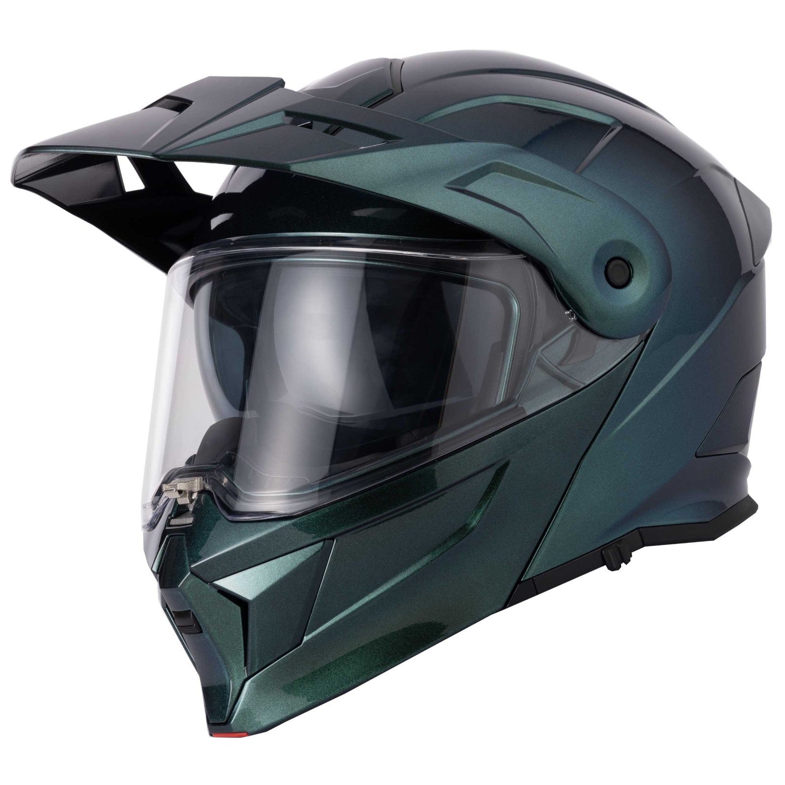VCAN H276 Gradient Green Blue Flip Front ECE 2206 Motorcycle Motorbike Helmet
