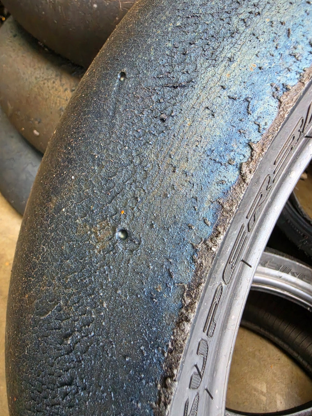 Pirelli Diablo Superbike SC0 190/60-17 Used BSB Scrub Motorcycle Tyre - SR19