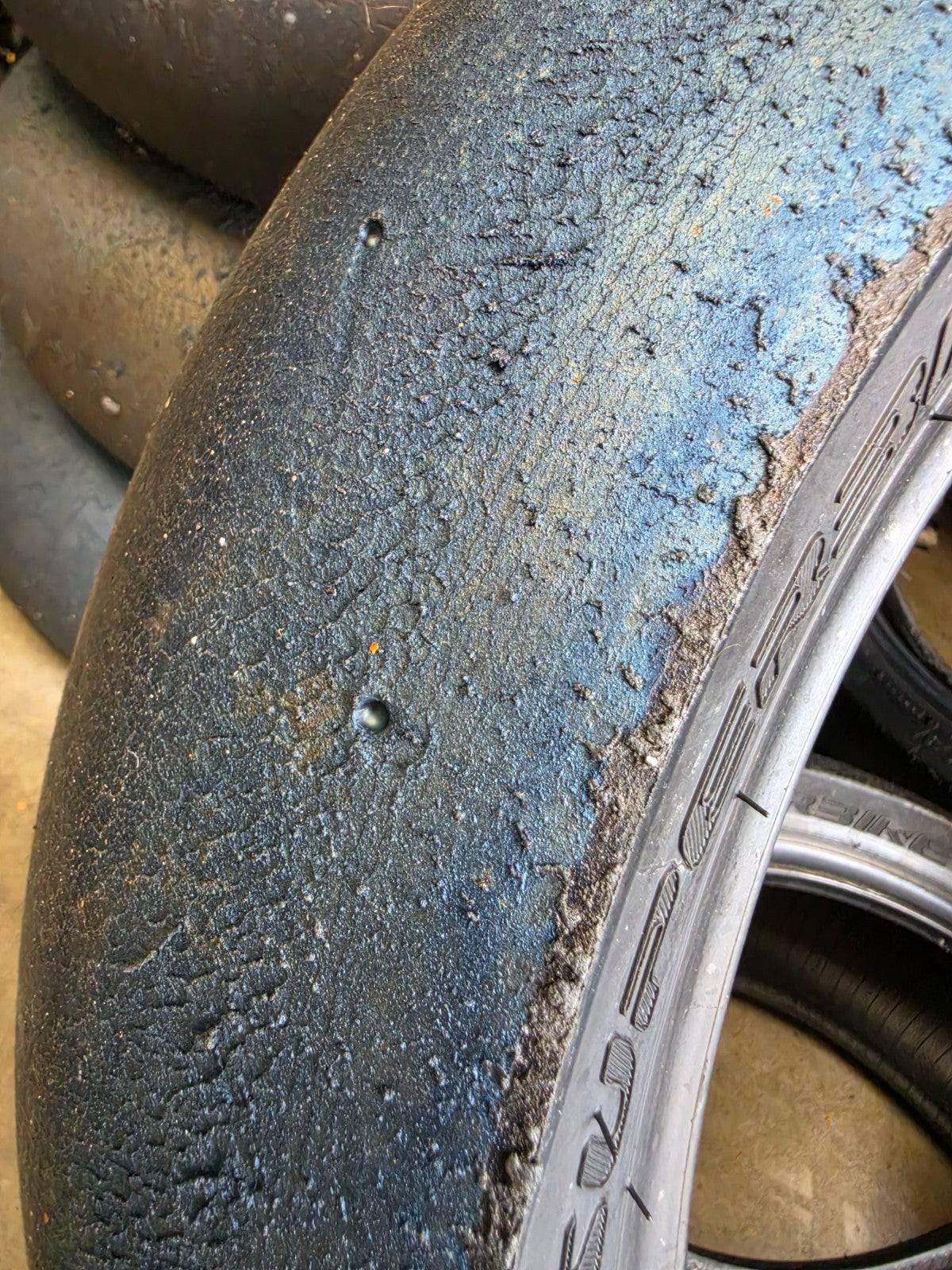 Pirelli Diablo Superbike SC0 190/60-17 Used BSB Scrub Motorcycle Tyre - SR19