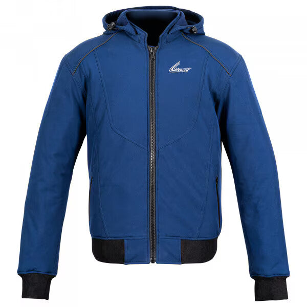 Weise Axel Textile Softshell Waterproof CE Motorcycle Motorbike Jacket - Blue