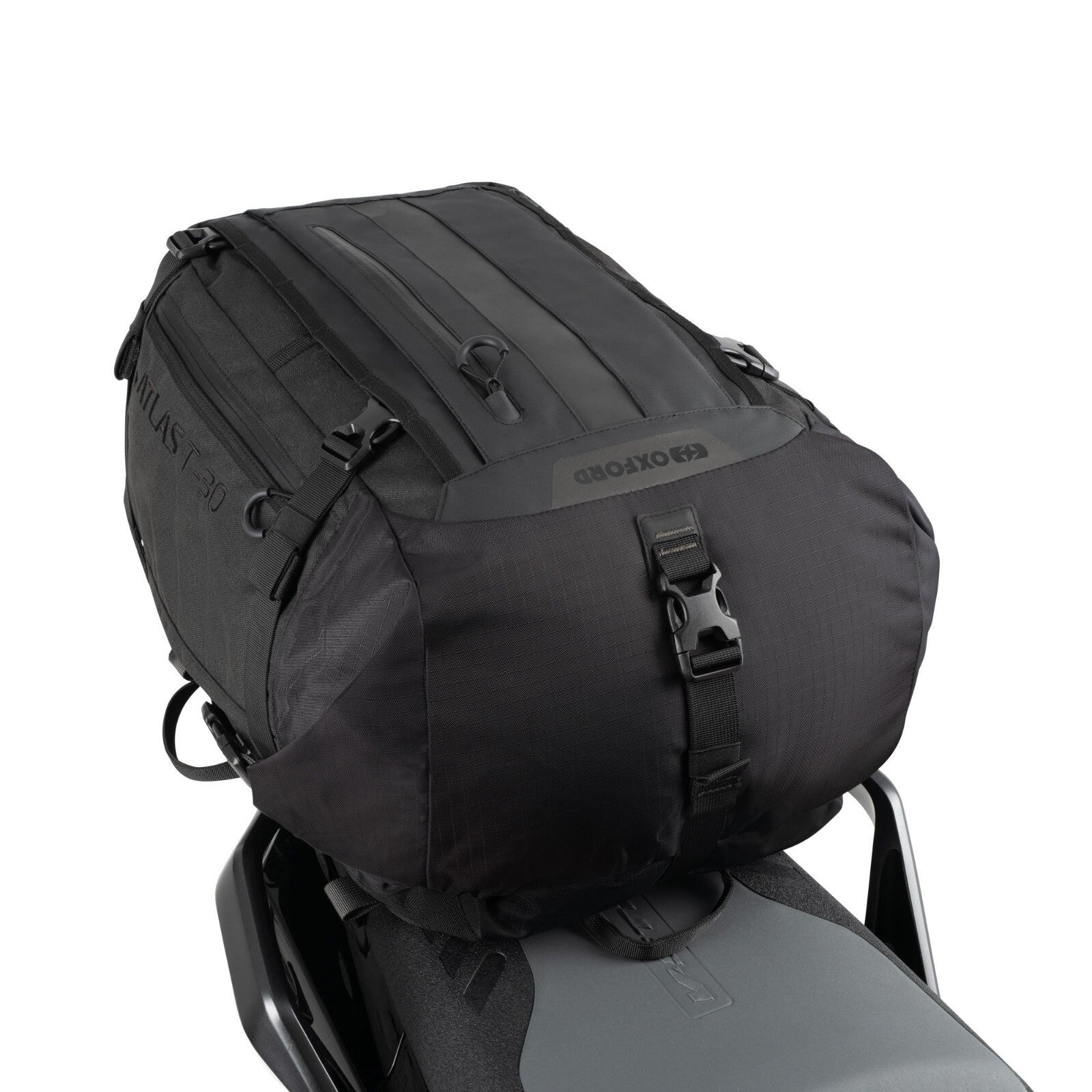 Oxford Atlas T-30 Advanced Motorcycle Motorbike Tourpack Black - OL00201