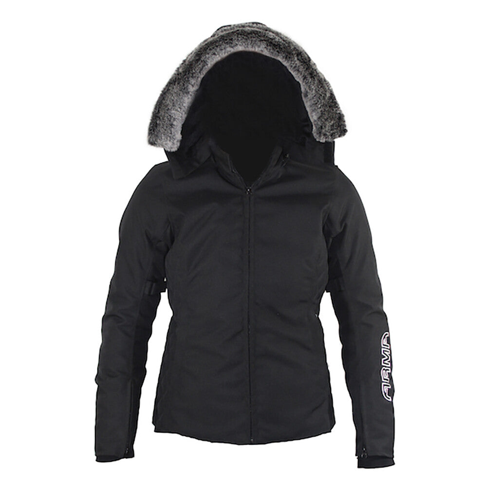 ARMR Moto Liyla Ladies Waterproof Motorcycle Motorbike Hooded Parker Jacket