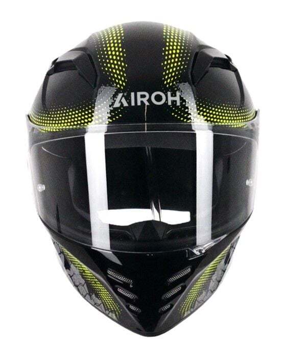 Airoh Connor ECE2206 Full Face Motorcycle Motorbike Helmet Black Gamer Gloss