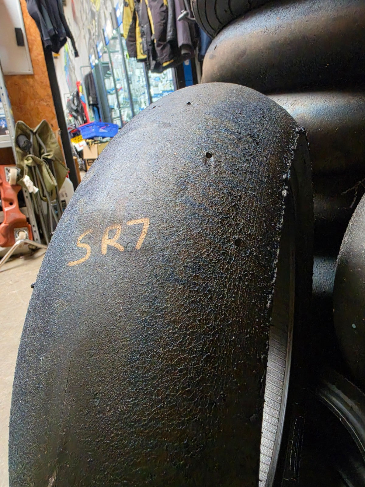 Pirelli Diablo Superbike SC0 190/60-17 Used BSB Scrub Motorcycle Tyre - SR7