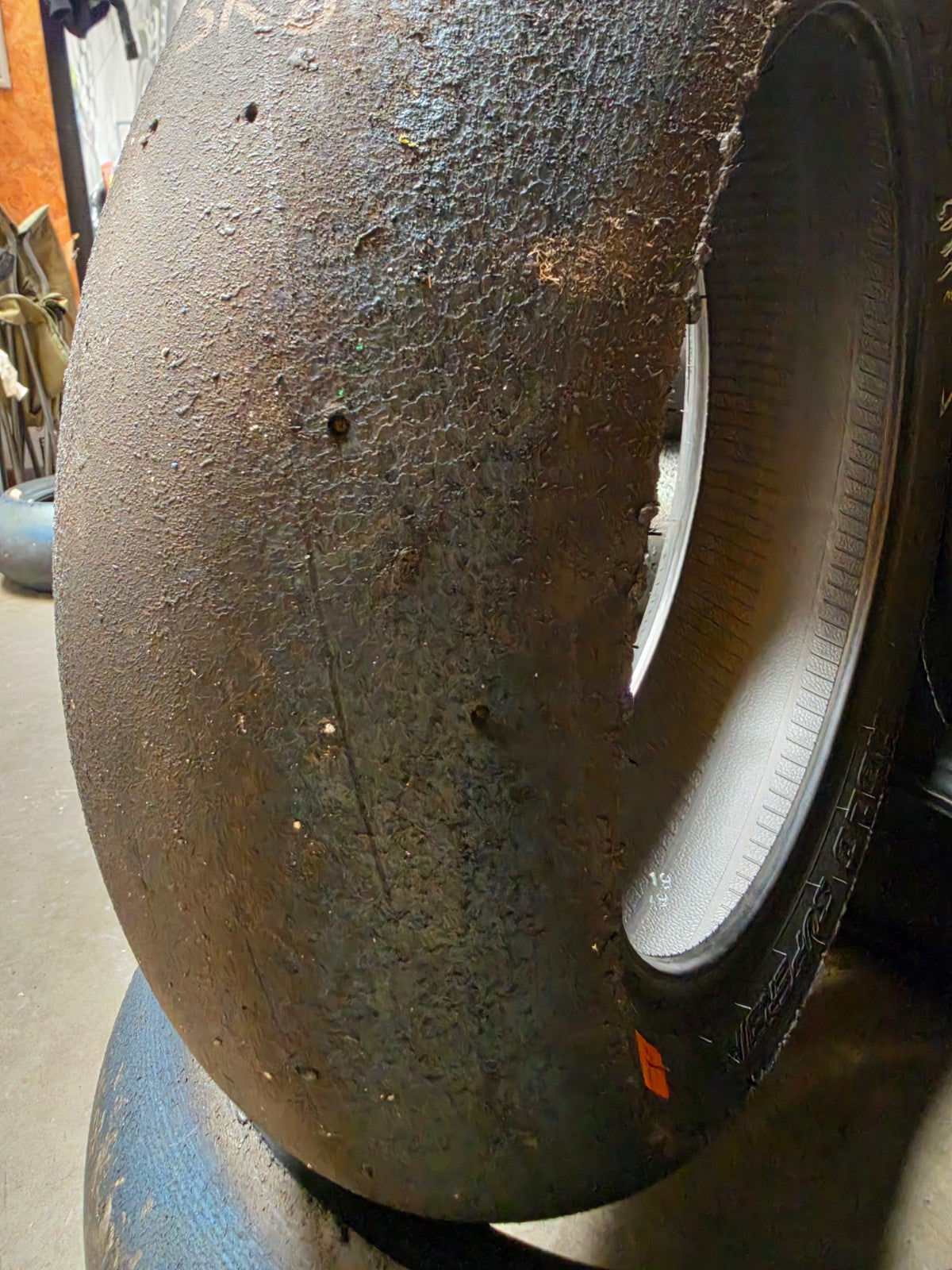 Pirelli Diablo Superbike SC0 190/60-17 Used BSB Scrub Motorcycle Tyre - SR8