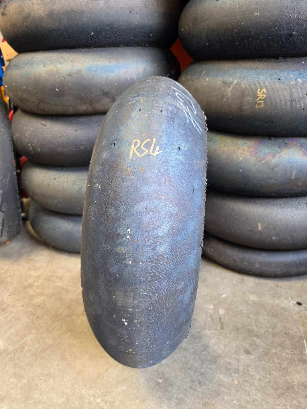 Pirelli Diablo Superbike SC1 200/60-17 Used BSB Scrub Motorcycle Tyre - RS4
